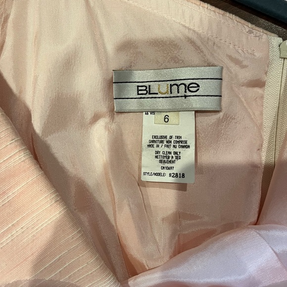 Vintage Pink Off the Shoulder Dress, Size 6 - Picture 5 of 5